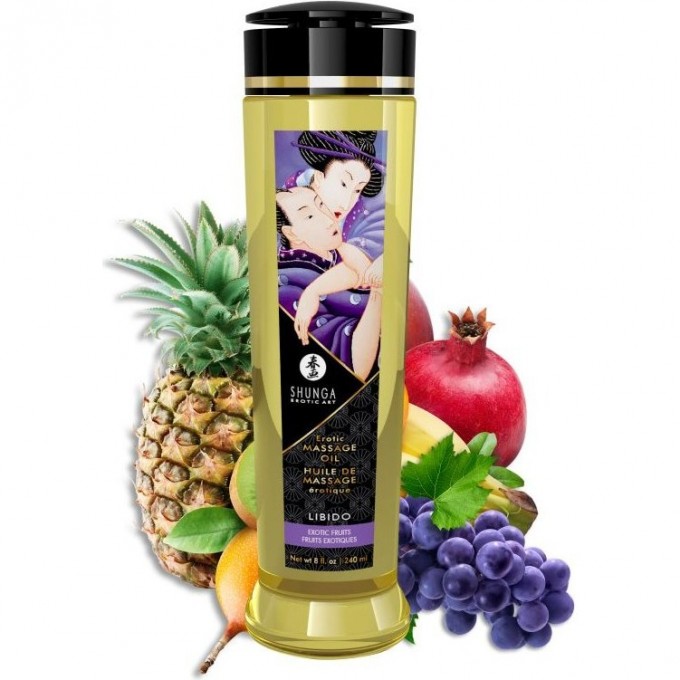 Масло массажное SHUNGA LIBIDO - EXOTIC FRUIT (ИНСТИНКТ ВЛЕЧЕНИЯ - ЭКЗОТИЧЕСКИЕ ФРУКТЫ) 1202 SG